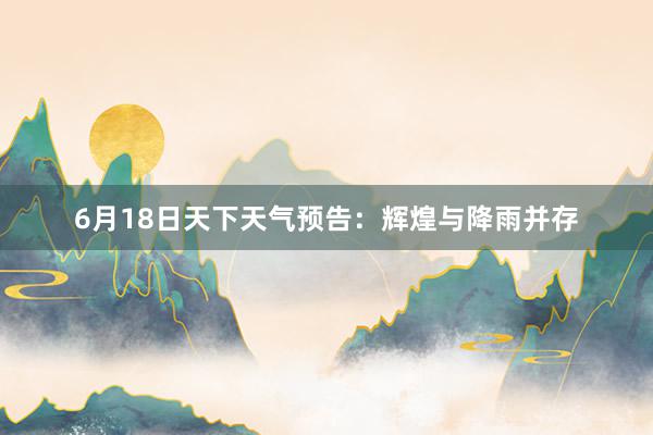 6月18日天下天气预告：辉煌与降雨并存